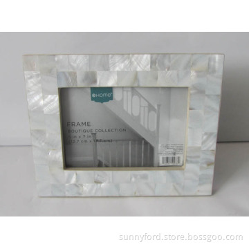 Silver Shell Powder Photo Frame (SFS0443)